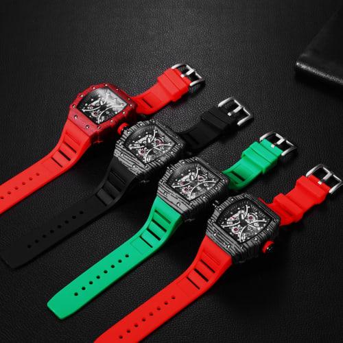 Seiko Men's Sports Watch with Luminous Movement: Barrel-Shaped Analog Quartz Movement with Manual Winding, Waterproof, Adjustable Date Display, Stylis