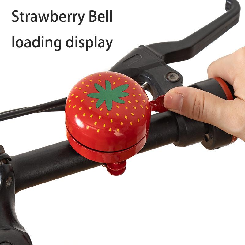 Bike Bell Cartoon Mountain Bike Scooter Children's Bike Bell Watermelon Strawberry Pattern Bike Equipment