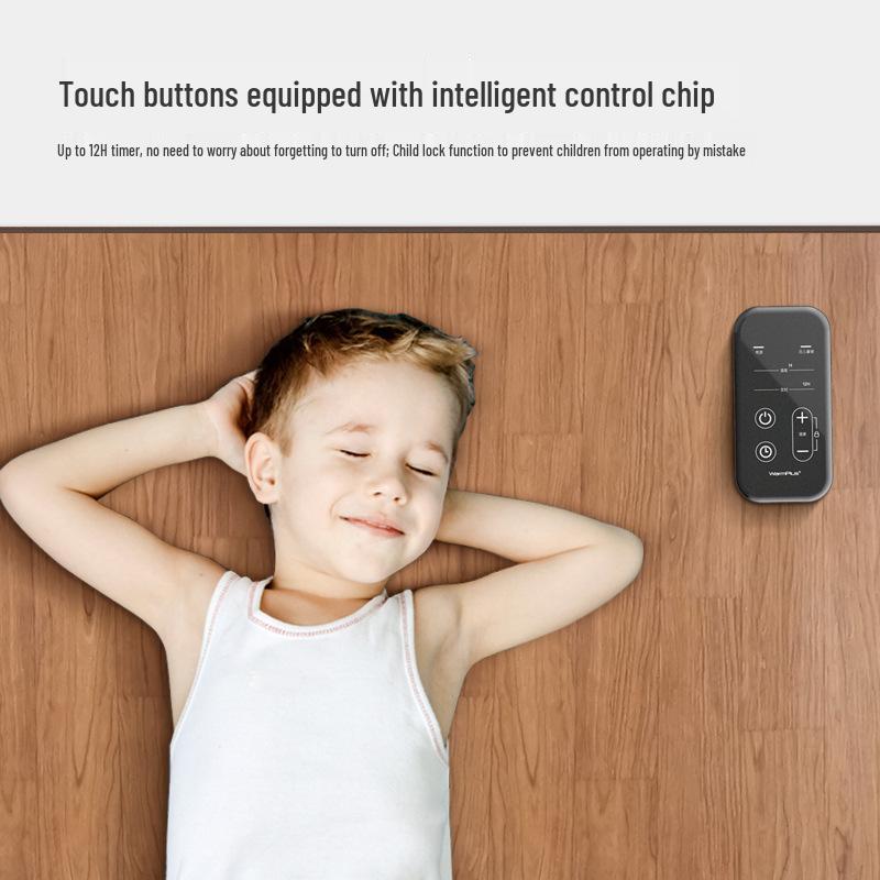 Smart Mobile Electric Heating Floor Mat for Home - Living Room & Bedroom Warmer Carpet