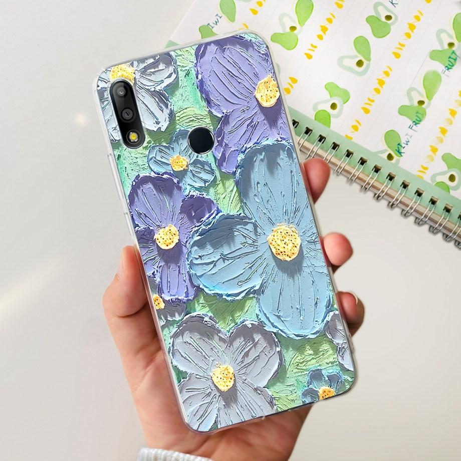 Case for Asus ZenFone Max Pro M2 ZB631KL ZB631KL Capa Soft Silicone Transparent TPU phone Back Mask protecive Cover Jelly Paint