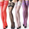 MAITA Women's Sexy Floral Lace Top Sheer Nightclub Thigh High Over The Knee Stockings