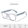 Kids' Color Block Silicone Blue Light Protection Eyeglass Frames - Rivet Design, Lens Compatible.