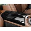 For Benz E-Class W213 2016-21 Middle Console Armrest Box Black ABS Cover Trim