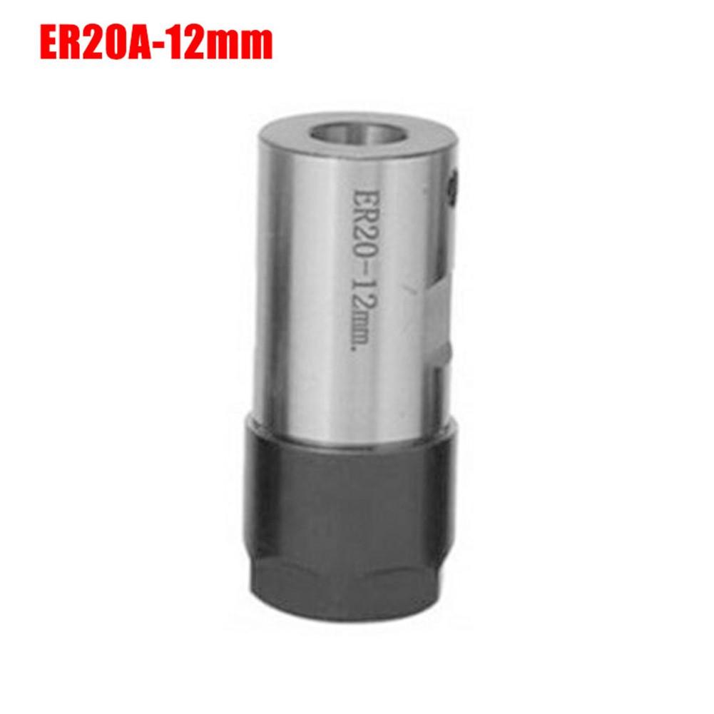 ER20A-16mm Shaft Collet ER20A-8mm Silver And Black 1 Pcs