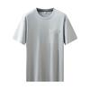 Men's Lightweight Pure White Pocket T-shirt - Short-Sleeve, Cool & Trendy Summer Top