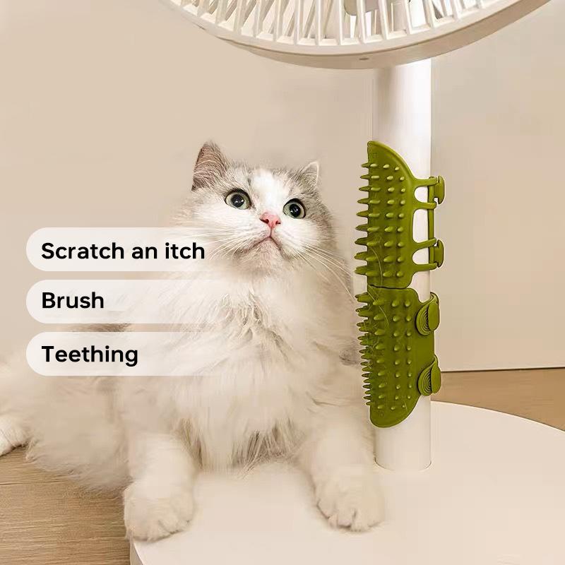 Grzebień do masażu do usuwania sierści kota Szczotka do drapania i pocierania Pielęgnacja kociąt Samoczyszcząca narożna ścienna Grzebienie do drapania kota
