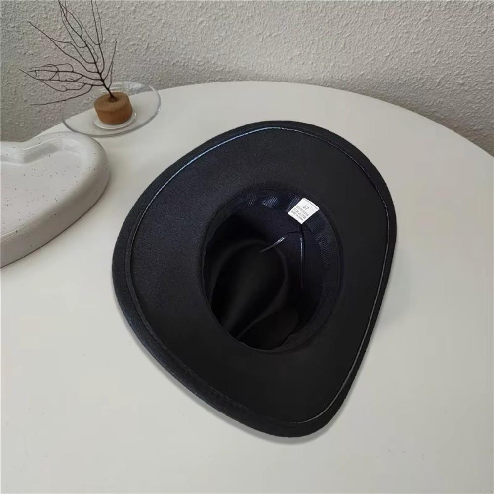 Daily Wear Cowboy Hat Retro Jazz Cap New Gentleman Hat  Autumn Winter