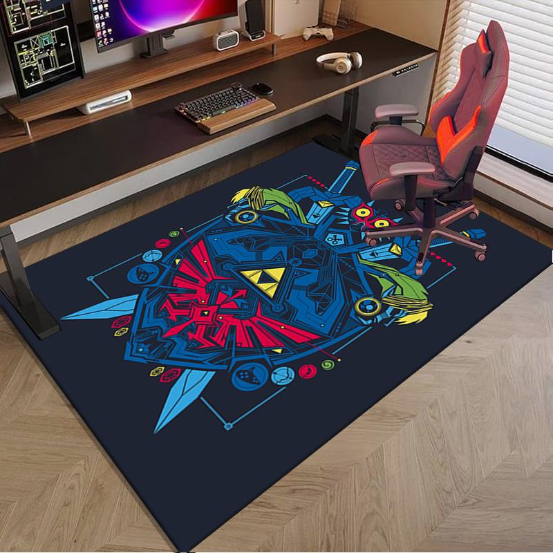 Heroic Legend Crest Carpet, Chair Rug,Rug for Office Bedroom Living Rooms, Doormat Decor Fan Gift Christmas Gift