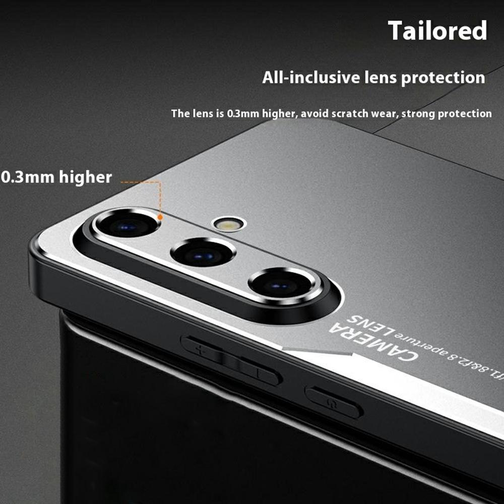 For Samsung Galaxy A16 4G/5G Telefondeksel Aluminiumslegering TPU PC Bakdeksel