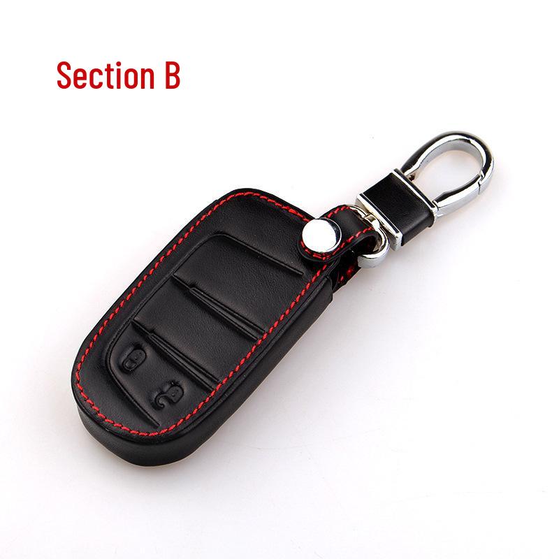 Genuine Leather Key Case for Dodge Journey & Jeep Cherokee Models