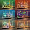 Led Note Board 7 Colors Dry Erase Touch Control Painting Toys Led Light Board For Kids Night Light Home Offices School Holiday