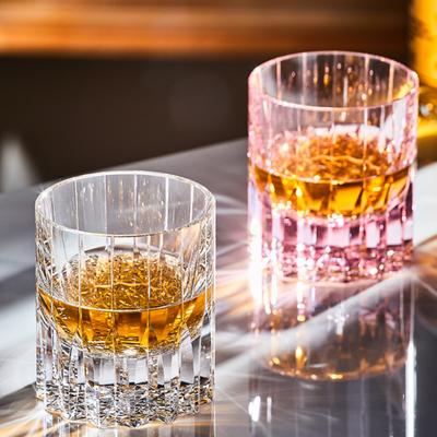 Expensive Whisky Cup Bright Kaleidoscope Asterism Crystal Wine Tasting Glasses Diamond Carving  Brandy Whiskey Snifter