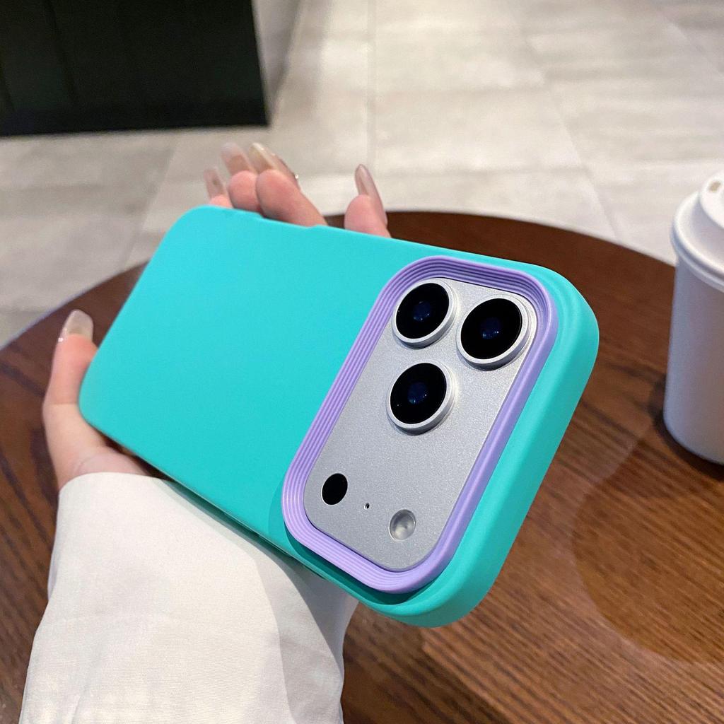 3v1 pouzdro z tekutého silikonu odolné proti pádu pro iPhone 17 Pro Max, pocit kůže, modely 14/15/16 Pro.