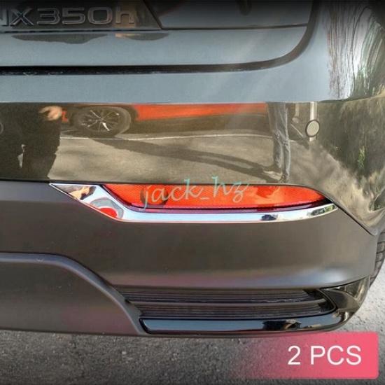 Chrome Rear Bumper Fog Light Cover Trims For -2025 Lexus NX Accessories