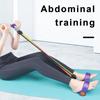 Multifunction Tension Rope Elastic Yoga Pedal Puller Resistance Band with Non-Slip Handle Leg Stretching Tension Rope Home Fitness Equipment