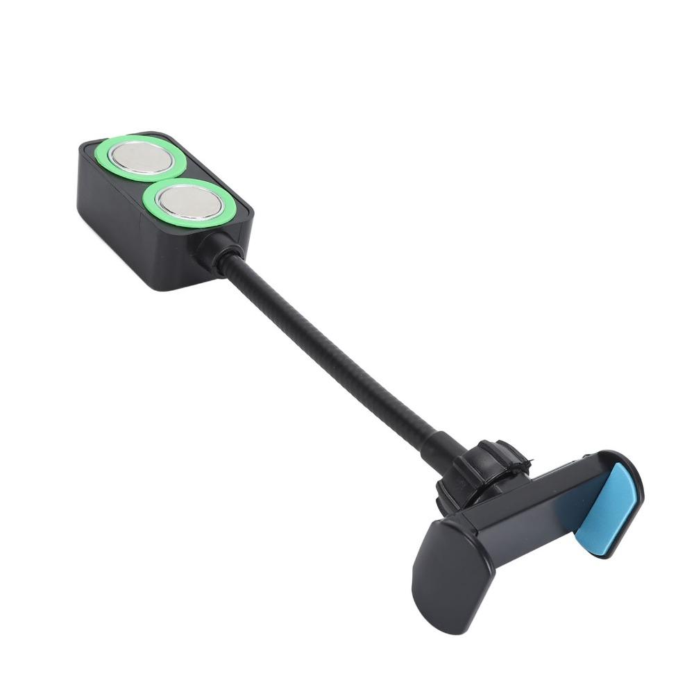 Powerful Magnetic Attachment Double Magnets Phone Holder Flexible Arm Plastic 360 Degree Adjustment Adjustable Stand