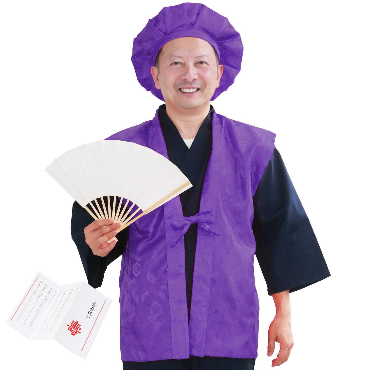 

Чанчанко на 60-й красный 88-й 88-й день рождения 70-й день рождения 60-й день рождения 70-й 77-й 80-й 88-й день рождения однослойный подарок бесплатно [KYOETSU] [Kyoetsu] фиолетовый