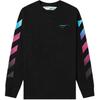 OFF WHITE Diagonal Gradient L/S Tee OMBA025F181920051088