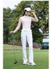 Women's 2026 Spring/Summer Golf Sportswear: Breathable Long Sleeve T-shirt & Top Two-Piece Set