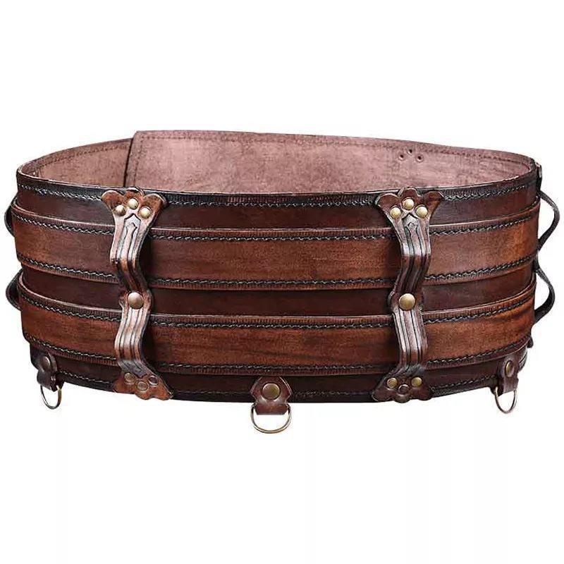 European Retro Viking Armor Belt Steampunk Costume Waistband