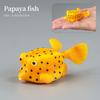 Set di Action Figure Modello Animali Marini - Pesci Oceanici Tonno Pesce Vela Persico Cernia Salmone PVC Giocattolo Educativo per Bambini