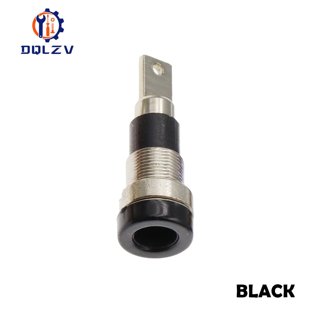 

4MM Banana Female Jack Socket Connector Banana Binding Post Panel Mount Adapter 1PCS чёрный