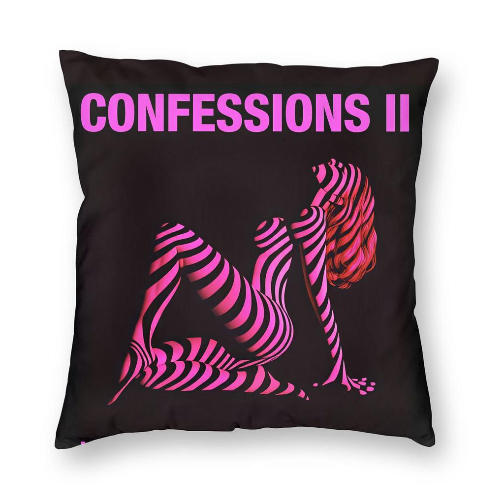 For M-Madonna Confessions II Pillow Case Print Pillow Cover For Couch Sofa Bedroom Funny Pillowcases