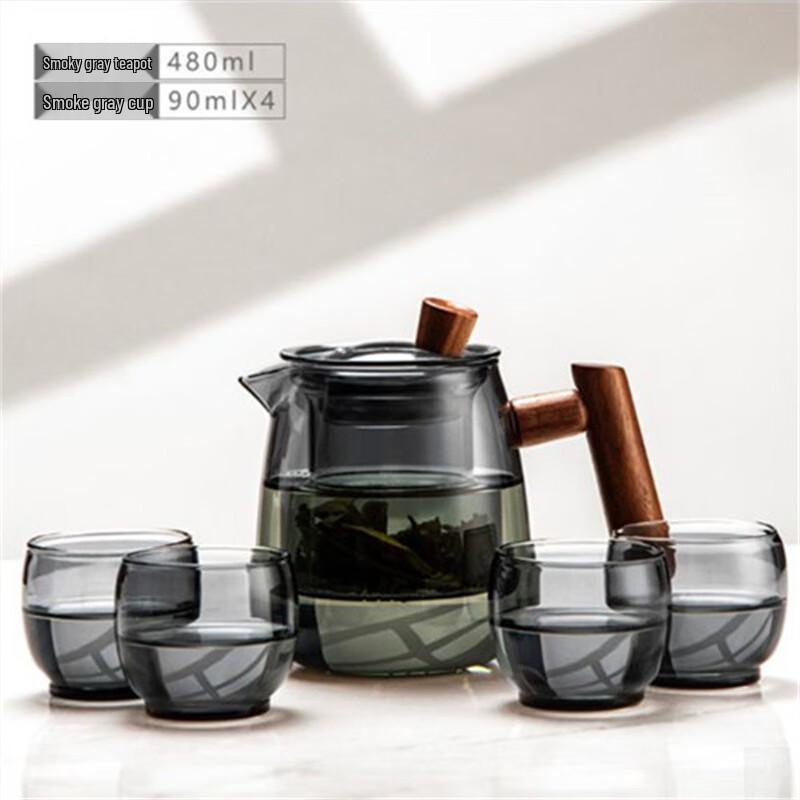Shangqi Tea Infuser Teapot with Wooden Handle