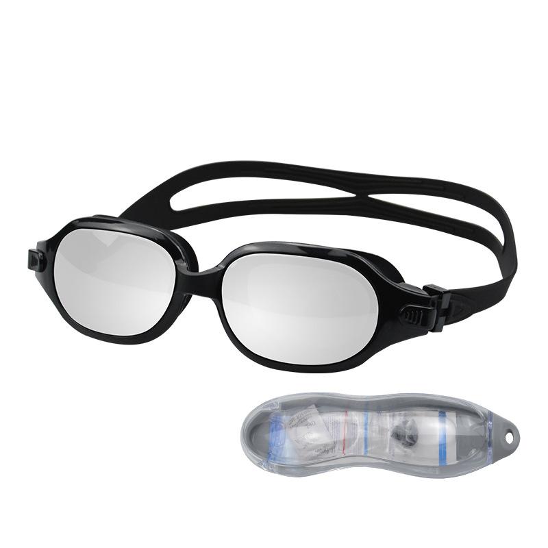 Anrol New Model High-definition anti-fog swimming goggles Large-frame waterproof swimming goggles Swimming equipment#1009