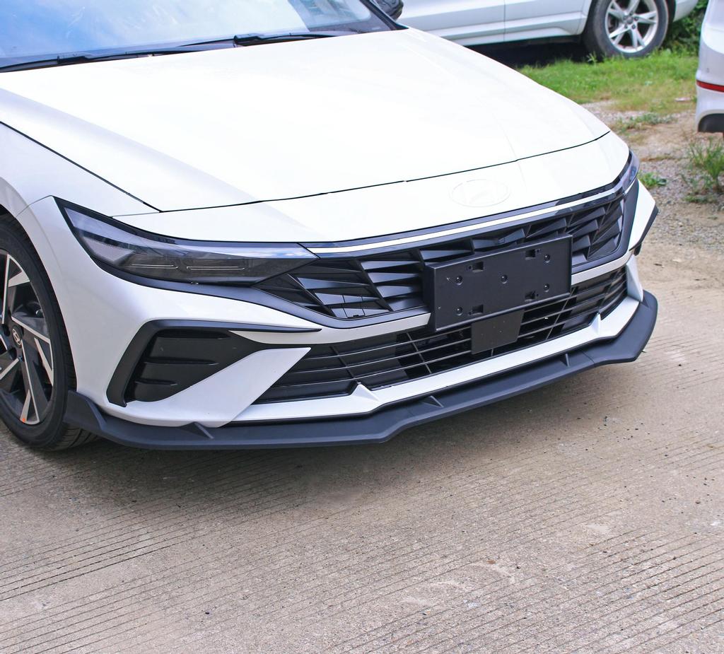23-Model Hyundai Elantra Custom Body Kit: Front Splitter, Lip, Side Skirts, Louvers, Rear Spoiler, and Corner Protectors