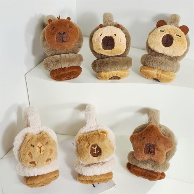 Plush Women Earmuffs Winter Warmth Ear Muffs Cold Weather Protecting Ear Covers for Kids Teens and Adults