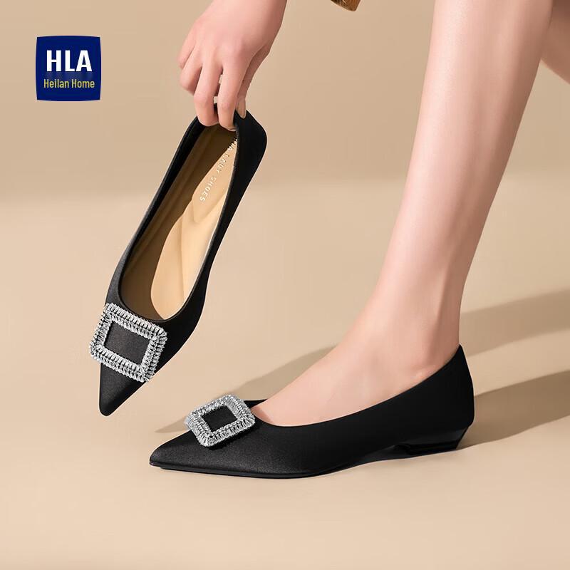 HLA Women s Pointed-Toe Elegant Work Flats EU 37