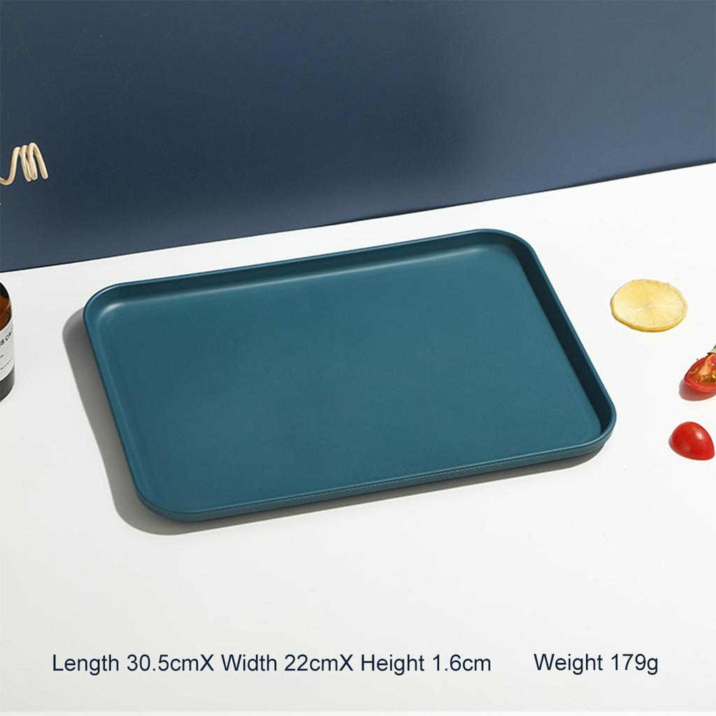 Rectangular Tray Plastic Restaurant Household Cup Tea Tray Catering Fast Food Barbecue Tray Kitchen Supplies