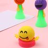 10Pcs Spring Jumping Man Toy Press Kids Bouncing Cartoon Expression Ball