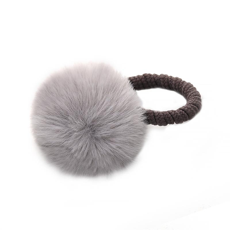 21 Colors Cute Soft Hairballs Hair Ties Hairy Balls Rubber Bands Elastic Hair Rings Fashion Hair Accessories for Girls Children