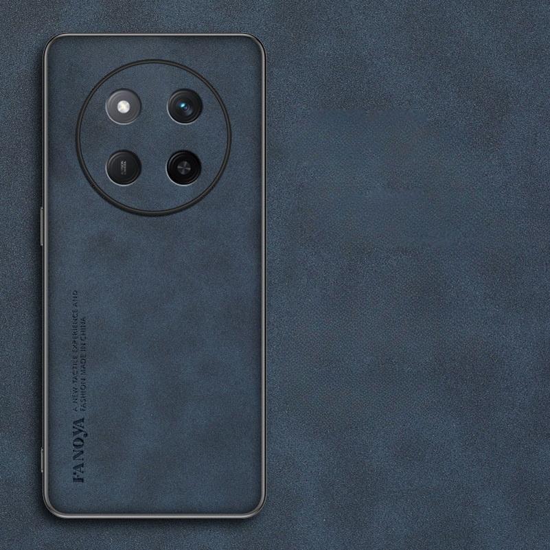 

Чехол из овчины для Honor X9C, матовый противоударный чехол из искусственной кожи для Honor X9C X9A X9B, чехлы с мягкой рамкой Honor X9C синий