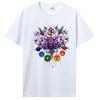 Regenbogen Schönes Mandala Grafikdruck T-Shirt Damen Unisex T-Shirt Cool Lässig Baumwolle Kurzarm T-Shirt Harajuku Streetwear