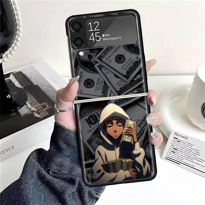 Rapper 2pac Singer Tupac Cases For Samsung Galaxy Z Flip 4 5 6 7 3 Z Flip7 Flip6 Flip4 Flip5 Flip3 5G Hard Shockproof Fundas Cov