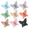 Sweet Frosted Matte Butterfly Hair Claw Clip Women Simple Solid Color Fashion Exquisite Shark Clip for Girl Hair Accessories