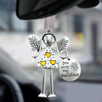 Christmas Angel Ornaments Friendship Car Pendant Holiday Decor Crazy Beautiful Friends Forever Christmas Tree Ornaments Guardian