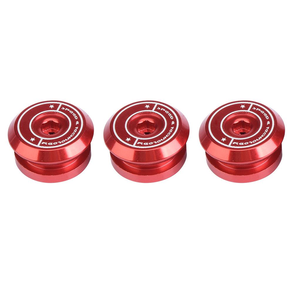 3 Pcs Motorcycle Cleaner Decorative Cover for Xmax300 2017-2018(Red)