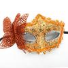Benátská maska motýla pro ženy Maškarní maska Halloweenská párty maska s držákem Půlmaska Mardi Gras maska