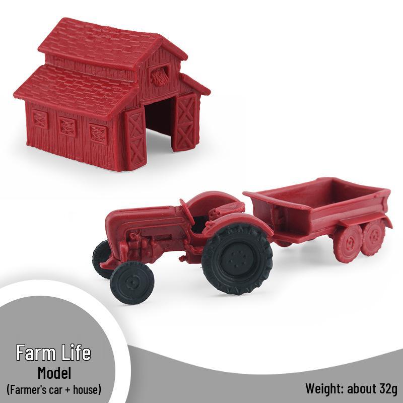 Cross-Border Farm Animal Miniature Model Set: Chickens, Ducks, Geese, Cows, and More