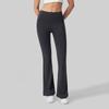 Pantalons de yoga évasés taille haute pour femme - Contrôle du ventre, Rehaussement des fesses pêche, Extensibles, Respirants, Amincissants, Sensation de seconde peau et Allongent visuellement.