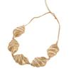 European and American Jewelry Vacation Style Conch Beating Pattern Light Luxury High-end Gold Earrings Necklace Bracelet Jewelry Set
