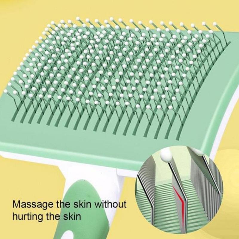 Pet Hair Shedding Comb Dog Cat Brush Grooming Long Hair Indoor Cats Brush Hair Remover Cleaning Beauty Slicker Pet Supplies