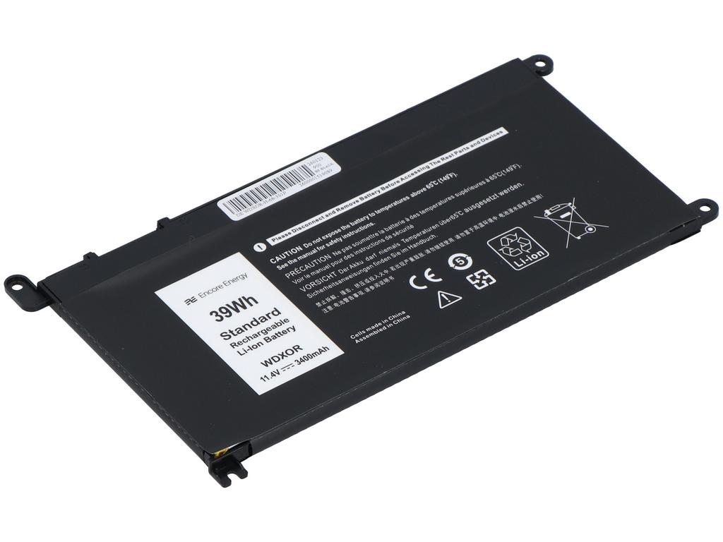 New Encore Energy Battery for Dell Inspiron 13 5368 5378 5379 39Wh 11.4V 3400mAh Wdxor