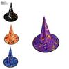 Witch Hat For Halloween Party Stylish And Gold-embossed Witch Hat Costume Accessory