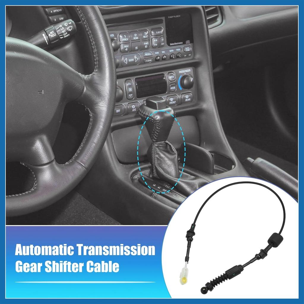 Automatic Transmission Gear Shifter Cable for Corvette C5 1997-2002 Auto Trans Control Lever Cable Assembly Range Select Lever Kit 12559260 Item