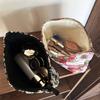 Women's Floral Embroidery Makeup Bag Fashionable and Portable Clutch Purse with Zipper Phone Organizer Pouch for Cosmetics